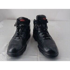 Red Wing Irish Setter BLACK Work Boots Size: 10.5" 6 INCHES TALL